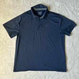 Under Armour Playoff Polo,  Navy Blue